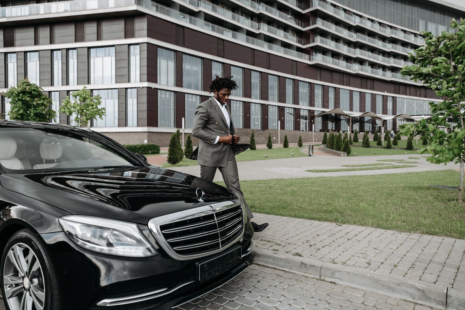 Passenger settling into a standard PrivateCab ride